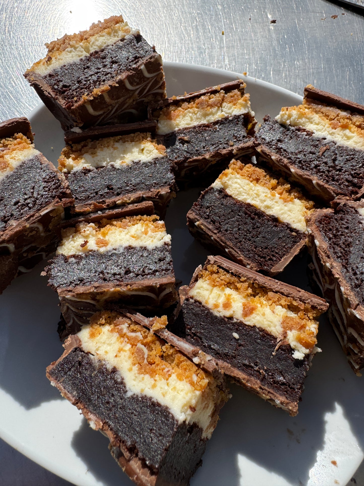 New York Cheesecake Brownie Bar